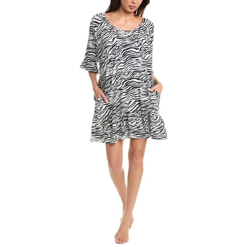 Ellen Tracy Womens Short Tunic, Navy